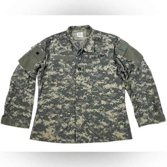 Army Combat Uniform Digital Camo Coat Size Medium Regular - Picture 3 of 11